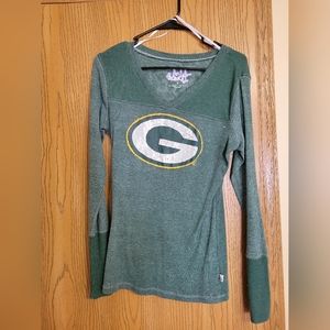 Womens green bay packer long  sleeve